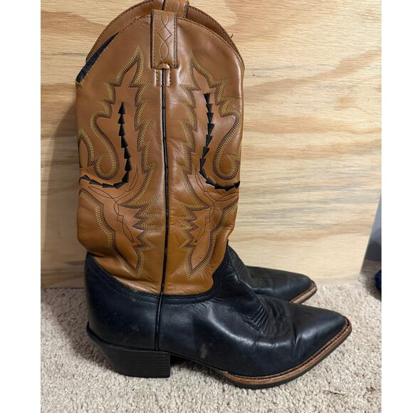 Women's Justin Boots Western Cowboy 7B L4968 J-Flex Comfort Leather - Picture 1 of 2